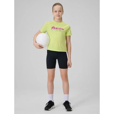 3. Girls' quick-drying sports T-shirt 4F 4FJRSS26TFTSF2386-45S