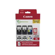 Canon 3712C012 ink cartridge 3 pcs Original High (XL) yield Black, Cyan, Magenta, Yellow