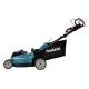 11. Makita DLM481Z Lawn Mower Push Type Lawn Mower Battery Black, Blue, Metallic