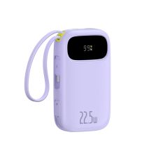 Baseus EnerFill FC21 Qpow 3 Ultra 20000mAh 22.5W Powerbank with Digital Display and Cable Included - Purple