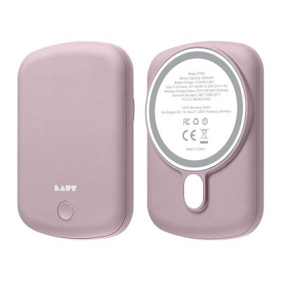 2. LAUT L_PCH_P Power Bank 5000mAh Wireless Charging Pink