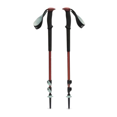 2. Black Diamond Trail Back Trekking Poles Iron Red