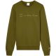 8. Champion Men's Crewneck Sweatshirt Olive 220272 GS585