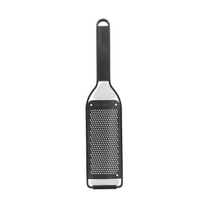 8. Microplane 43004 Hand Grater/Spiralizer Flat Grater Black