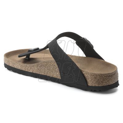 3. Birkenstock Gizeh Birko-Flor Women's Narrow Black Flip-Flops for Narrow Feet Vegan Black (1020487)