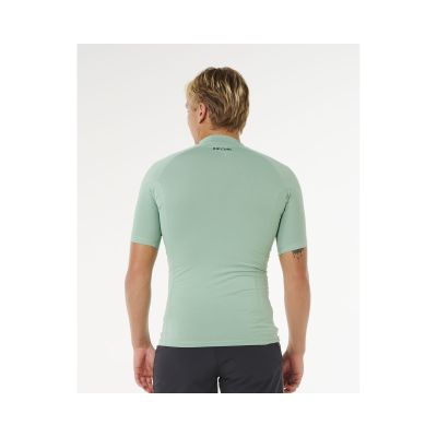 3. Men's Lycra RIP CURL Waves Upf Perf S/S green