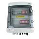 DCAC hermetic IP65 EMITER connection switchboard with Dehn 1000V DC surge arrester type 2, 2 x PV string, 2 x MPPT // Dehn AC limiter type 2, 25A 3-F, RCD 40A/300mA