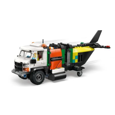 17. LEGO City 60505 Plane, Service Truck and Hovercraft