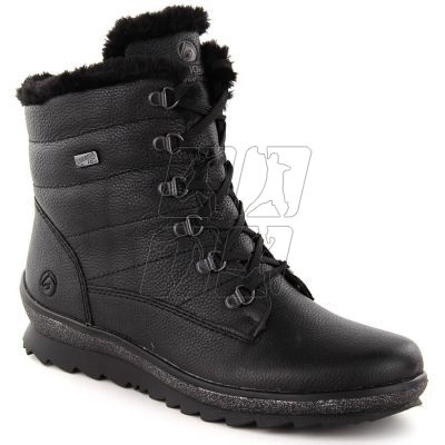 4. Leather insulated ankle boots Remonte W RKR629B black