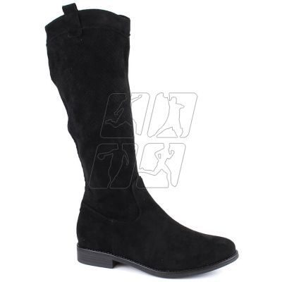 Openwork suede boots Vinceza W JAN234A black