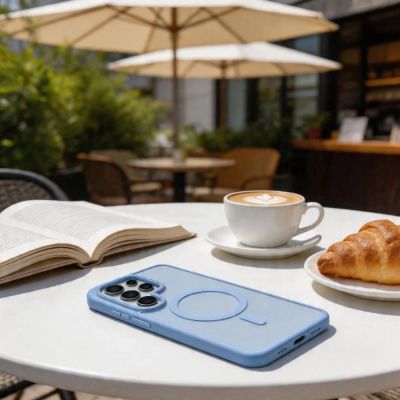 6. Tech-Protect Magmat MagSafe Case for Samsung Galaxy S26 Ultra - Matte Blue