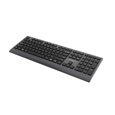 5. GEMBIRD SLIM WIRED MULTIMEDIA KEYBOARD BLACK, USB-C, US LAYOUT