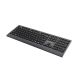 5. GEMBIRD SLIM WIRED MULTIMEDIA KEYBOARD BLACK, USB-C, US LAYOUT