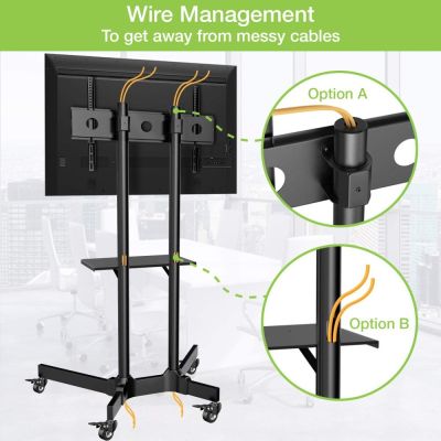 5. TECHLY MOBILE TV STAND LED/LCD 37-70 INCHES 50KG 2