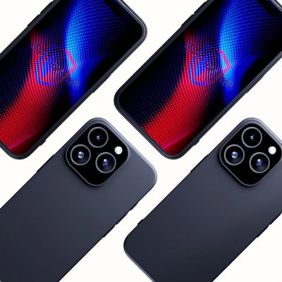 4. 3mk Matt Case Pro for Apple iPhone 15 Pro - Matte Black