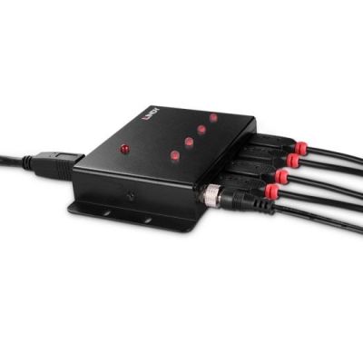 4. Lindy 43374 USB 3.2 Gen 1 (3.1 Gen 1) Type-B Hubs and Concentrators 5000 Mbit/s Black