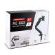11. Maclean MC-860 desk mount for monitors (desktop; 13" - 27"; max. 8kg)