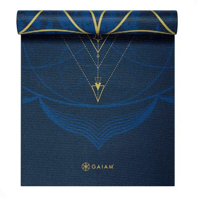 8. Gaiam Sun and Moon double-sided yoga mat 6mm 63419
