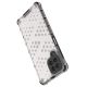 13. Honeycomb case armored cover with a gel frame for Samsung Galaxy M53 5G transparent