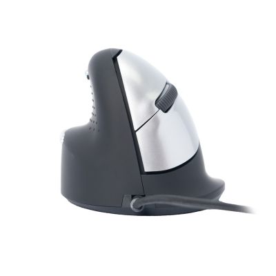 2. Ergonomic R-Go HE Left-Handed USB Mouse Black/Silver