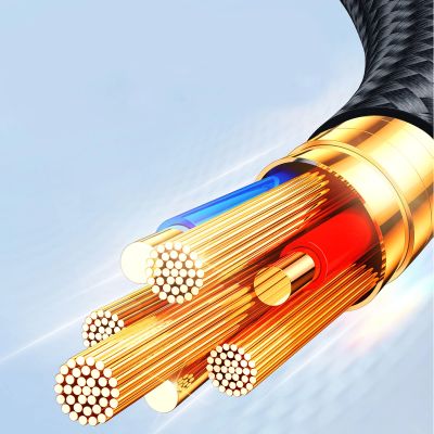 9. Joyroom Multi-Use Series S-A18 4in1 USB-A - USB-C / USB-C / Lightning / micro USB cable 1.2m - black