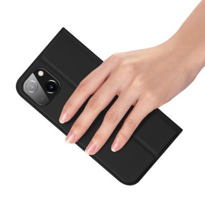 6. Dux Ducis Skin Pro Wallet Case for iPhone 15 Plus - Black