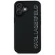 3. Karl Lagerfeld HC 3D Rubber Elongated Glitter iPhone 16 Case - Black