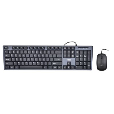IBOX IKMS606 keyboard + mouse set (USB 2.0; (US); black; optical; 800 DPI)