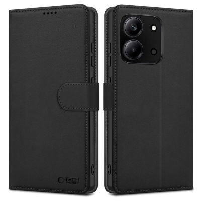 Tech-Protect Wallet Case for Xiaomi Redmi 15C - Black