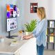 28. TECHLY VERTICAL DESK STAND FOR 2 MONITORS 13-27" LCD 10KG