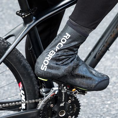 12. Rockbros LF1081 Windproof Waterproof Shoe Covers 42-46 cm - Black