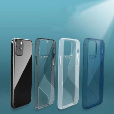 6. S-Case Flexible Cover TPU Case for Huawei P40 Lite E black