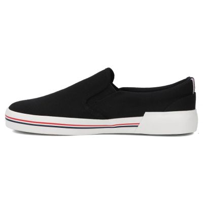 3. Men's slip-on sneakers, black, Filippo MTN7792