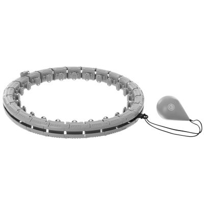15. HULA HOP WITH MASSAGER AND WEIGHT GREY ENERO FIT