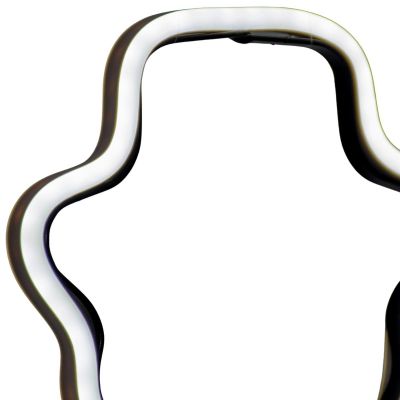 10. NEON SNOWMAN WHITE 81 LED BATTERY-OPERATED 14.5x96CM LUCA