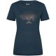 4. Women's short-sleeve SUPER.NATURAL W TREE OF KNOWLEDGE TEE, navy blue