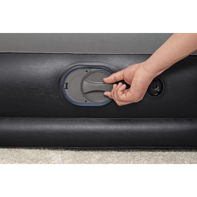 17. Bestway 671BT Air Mattress Single Mattress Black, Gray Unisex