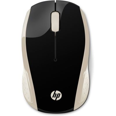 HP Wireless Mouse 200 Silk Gold Wireless Black and Gold 2HU83AA