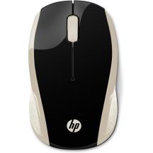 HP Wireless Mouse 200 Silk Gold Wireless Black and Gold 2HU83AA