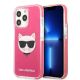 Karl Lagerfeld Choupette Head case for iPhone 13 Pro Max - fuchsia
