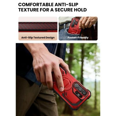 8. Supcase ArmorBox Mag MagSafe Case for Samsung Galaxy S26 Ultra - Red and Black