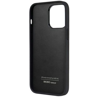 6. Audi Synthetic Leather iPhone 14 Pro Max 6.7" black/black hardcase AU-TPUPPCIP14PM-TT/D1-BK