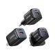 20. UNITEK 2X GAN WALL CHARGER USB-C & USB-A 20W BLACK