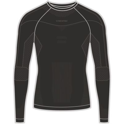 5. VIKING Gary Longsleeve Bamboo Men's Underwear Size L Black