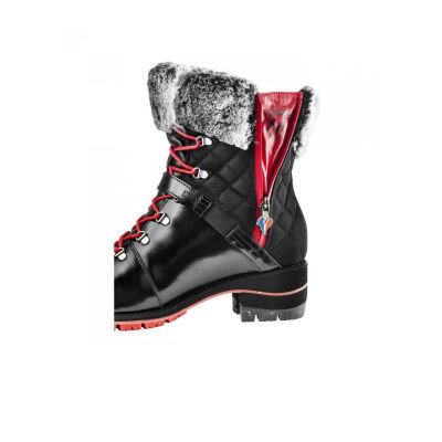 8. Rossignol W 1907 Megeve Black Gloss Shoes