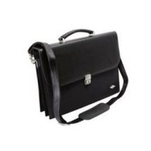 Wedo Ladies Flap-Over Briefcase Women's Bag Black