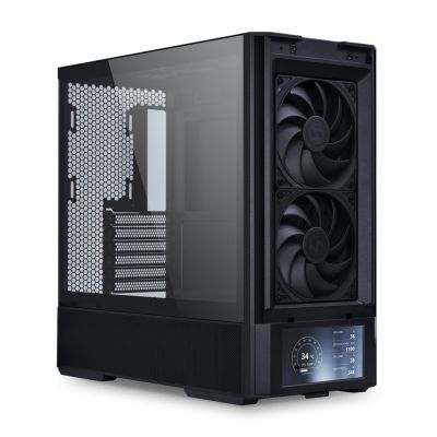2. Lian Li LANCOOL 207 Digital PC Gehäuse, Midi-Tower, ATX, Tempered Glass, black