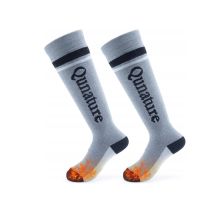 Qunature Winter Thermal Socks, Light Gray, 32–36