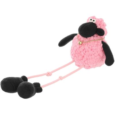10. SITTING PINK LAMB 10+25CM SPRING DECORATION