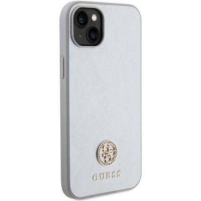 4. Guess GUHCP15MPS4DGPS iPhone 15 Plus 6.7" silver/silver hardcase Strass Metal Logo